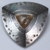 ブローチ (銀、ルチオクオーツ）Brooch,silver and Rutilated Quartz  3-4の写真