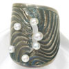 指和（銀、パール） RING,silver and pearl 4-47-3の写真