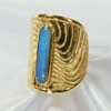 指和（金、ボルダーオパール） RING,gold and Boulder opal 9-47-1の写真